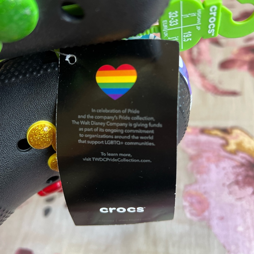 Disney Mickey Mouse Pride Crocs - Picture 8 of 9